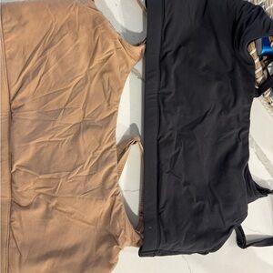 SKIMS Black and Tan Bras